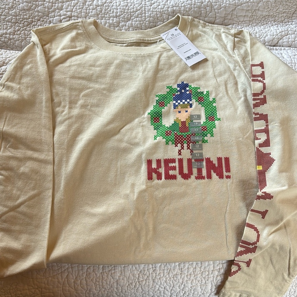 Kids Home Alone long sleeve tshirt